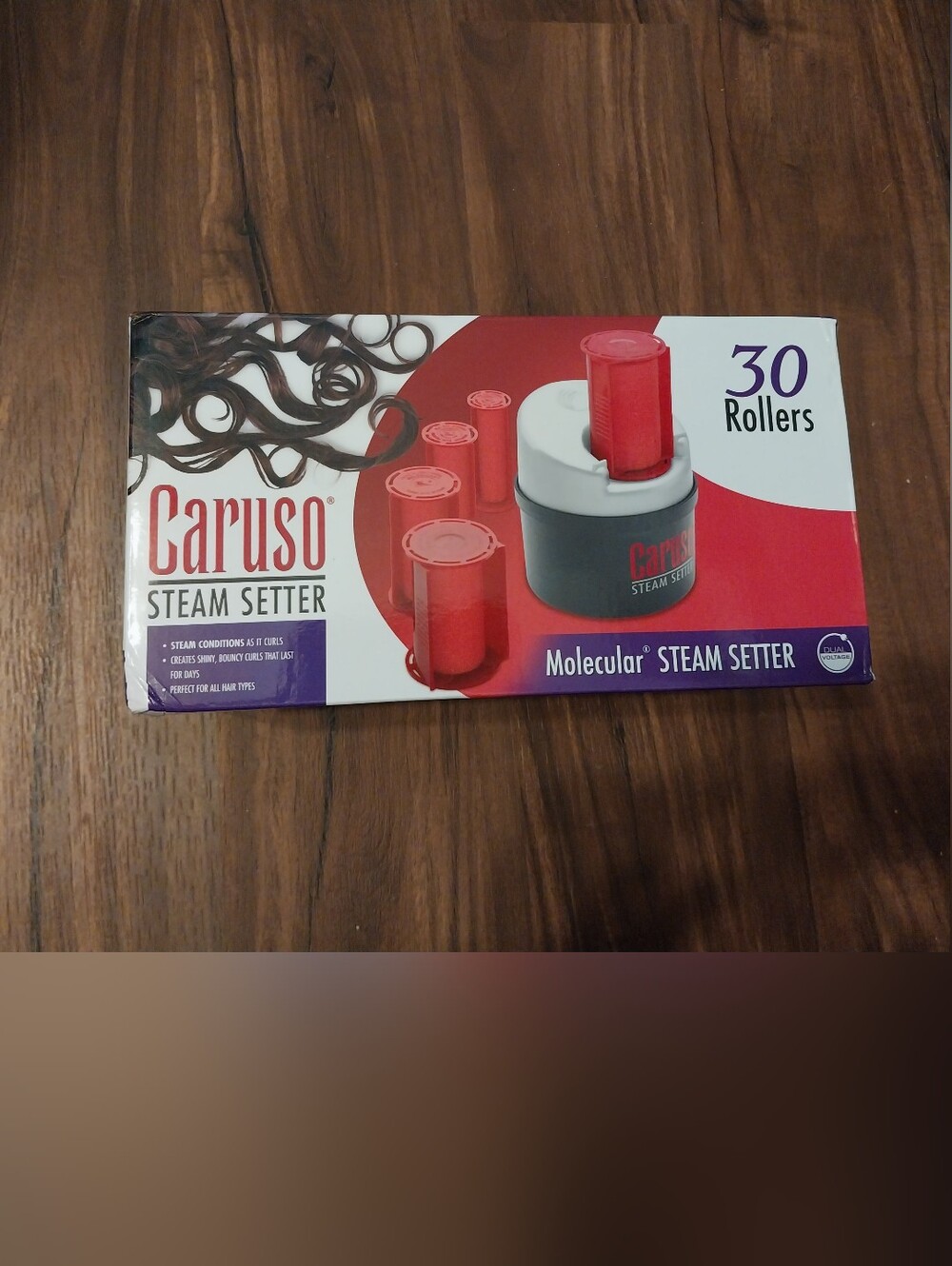 Caruso Steam Setter with Red Rollers